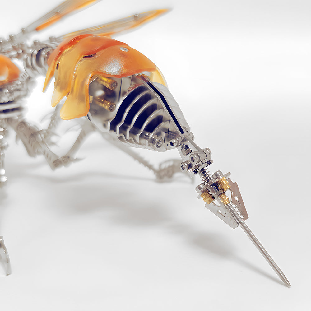 Cyberpunk Mecha Hornet Wasp Premium Metal Model Kit Insect Series - 3D Metal Puzzle Kit | Karpenter Shop