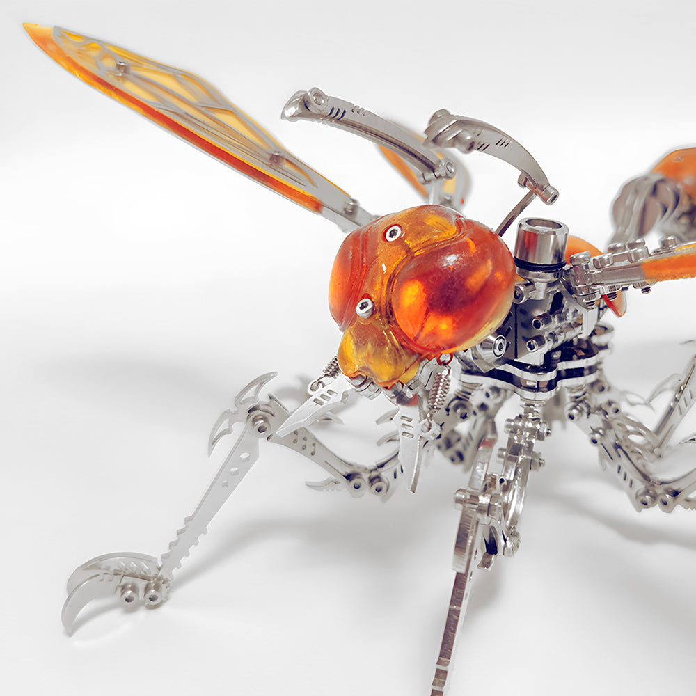 Cyberpunk Mecha Hornet Wasp Premium Metal Model Kit Insect Series - 3D Metal Puzzle Kit | Karpenter Shop