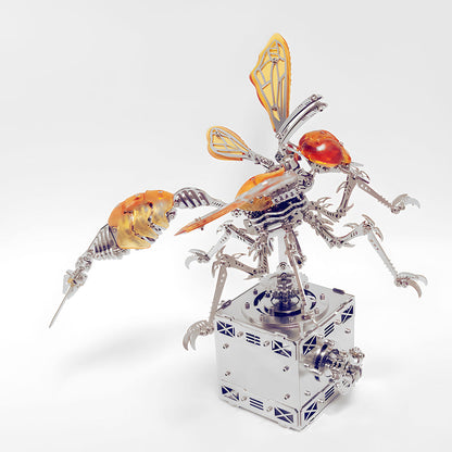 Cyberpunk Mecha Hornet Wasp Premium Metal Model Kit Insect Series - 3D Metal Puzzle Kit | Karpenter Shop