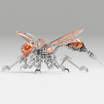 Cyberpunk Mecha Hornet Wasp Premium Metal Model Kit Insect Series - 3D Metal Puzzle Kit | Karpenter Shop
