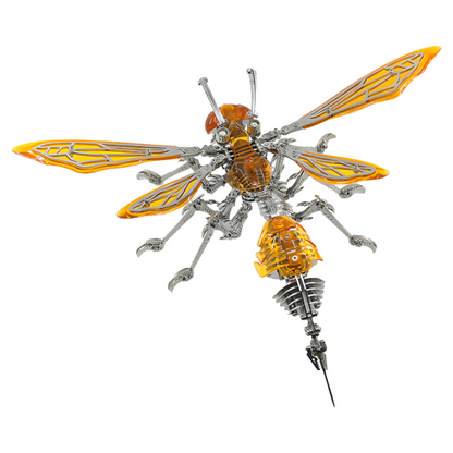 Cyberpunk Mecha Hornet Wasp Premium Metal Model Kit Insect Series - 3D Metal Puzzle Kit | Karpenter Shop