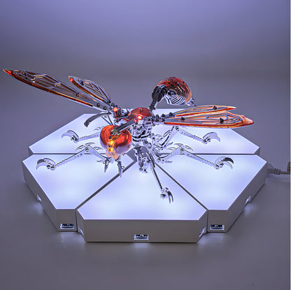 Cyberpunk Mecha Hornet Wasp Premium Metal Model Kit Insect Series - 3D Metal Puzzle Kit | Karpenter Shop