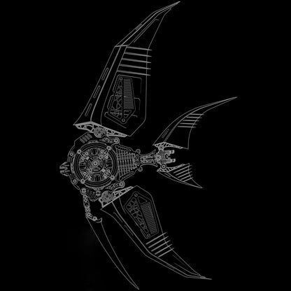 Mechanical Angelfish 3D Metal Puzzle Model Marine Life Series - 3D Metal Puzzle Kit | Karpenter Shop