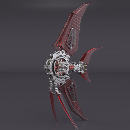 Mechanical Angelfish 3D Metal Puzzle Model Marine Life Series - 3D Metal Puzzle Kit | Karpenter Shop