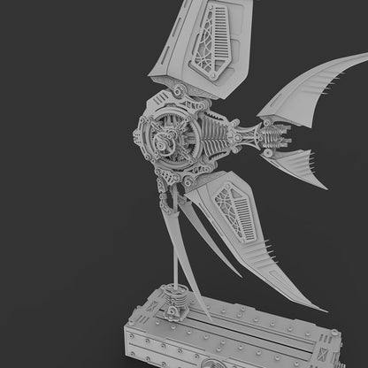 Mechanical Angelfish 3D Metal Puzzle Model Marine Life Series - 3D Metal Puzzle Kit | Karpenter Shop