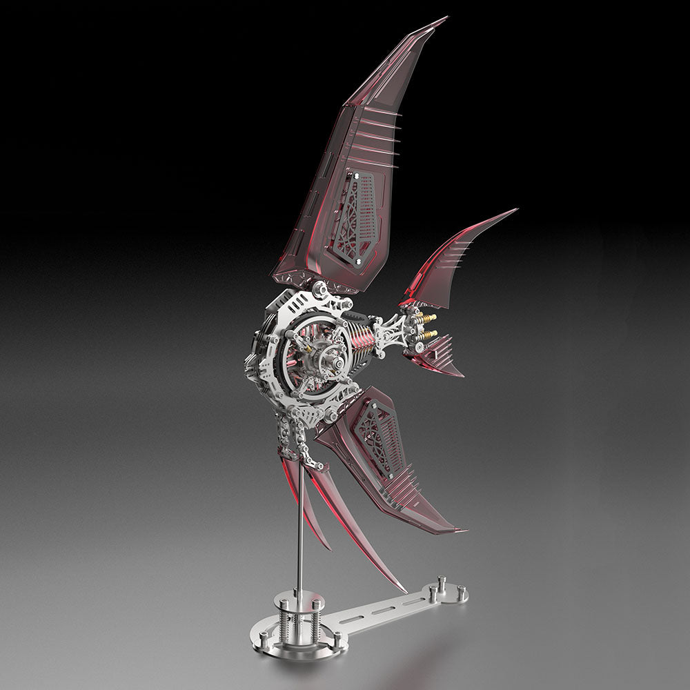 Mechanical Angelfish 3D Metal Puzzle Model Marine Life Series - 3D Metal Puzzle Kit | Karpenter Shop