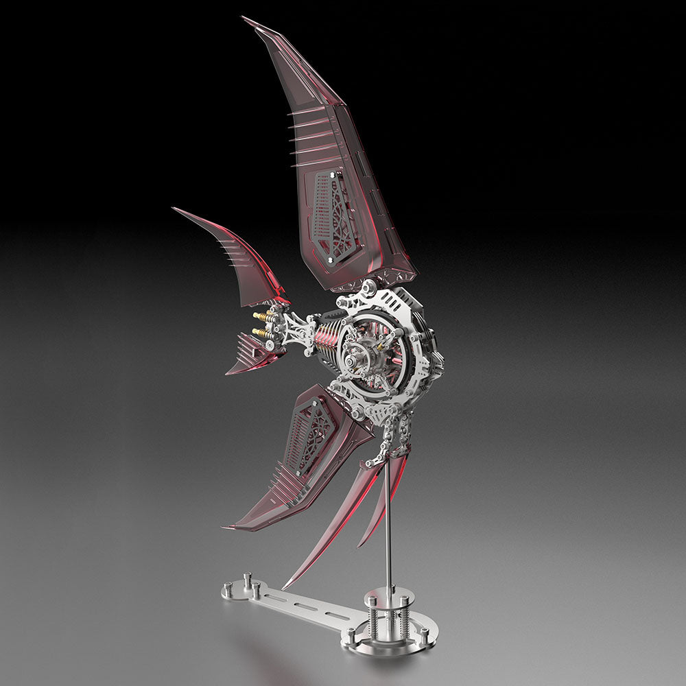 Mechanical Angelfish 3D Metal Puzzle Model Marine Life Series - 3D Metal Puzzle Kit | Karpenter Shop