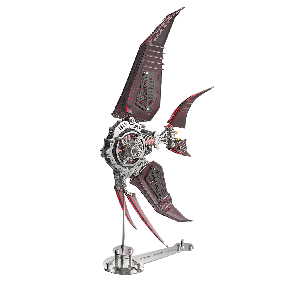 Mechanical Angelfish 3D Metal Puzzle Model Marine Life Series - 3D Metal Puzzle Kit | Karpenter Shop