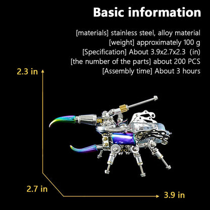 Punk 3D Metal Insect Puzzle Model Kit - 3D Metal Puzzle Kit | Karpenter Shop