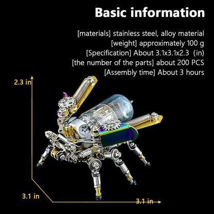 Punk 3D Metal Insect Puzzle Model Kit - 3D Metal Puzzle Kit | Karpenter Shop