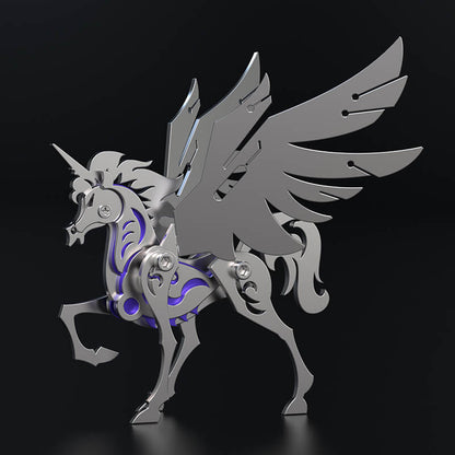 Unicorn 3D Metal Model Puzzle Colorful Kit Mythical Creature - 3D Metal Puzzle Kit | Karpenter Shop