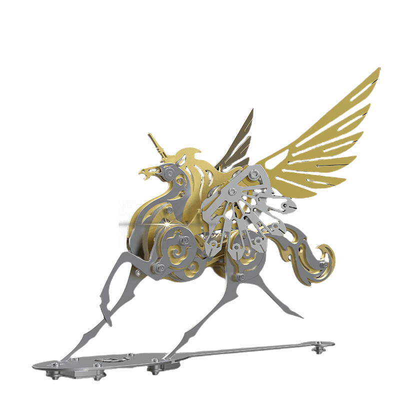 Unicorn 3D Metal Model Puzzle Colorful Kit Mythical Creature - 3D Metal Puzzle Kit | Karpenter Shop