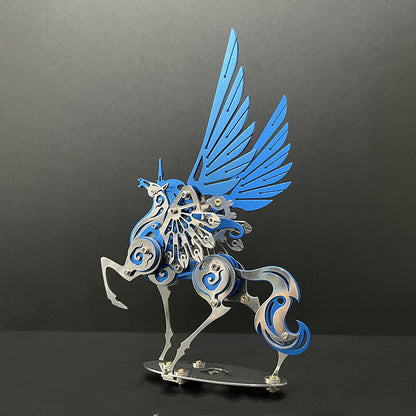 Unicorn 3D Metal Model Puzzle Colorful Kit Mythical Creature - 3D Metal Puzzle Kit | Karpenter Shop