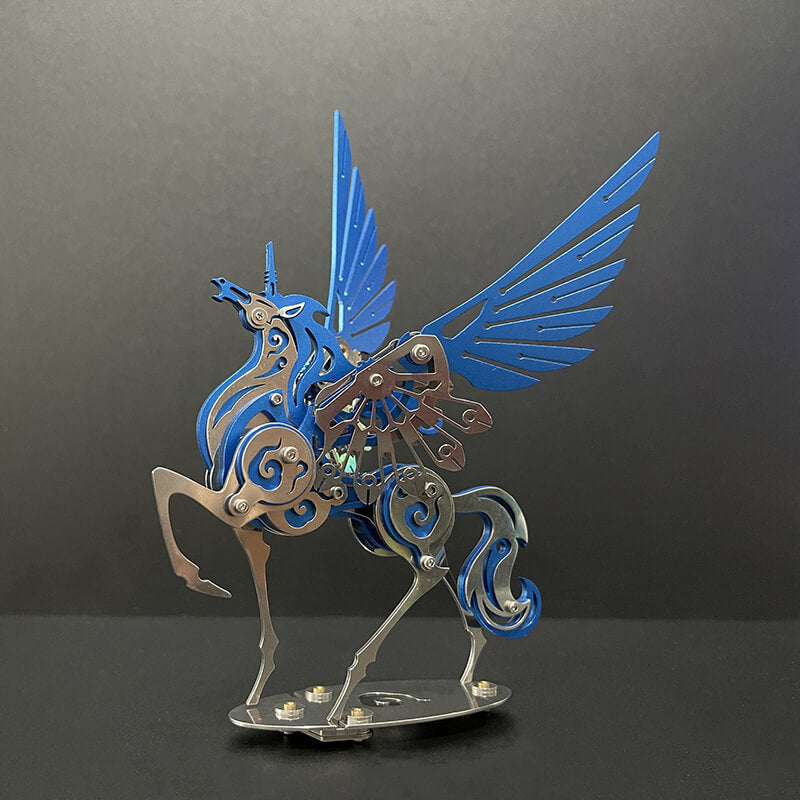 Unicorn 3D Metal Model Puzzle Colorful Kit Mythical Creature - 3D Metal Puzzle Kit | Karpenter Shop