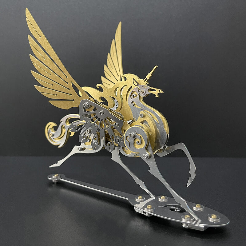 Unicorn 3D Metal Model Puzzle Colorful Kit Mythical Creature - 3D Metal Puzzle Kit | Karpenter Shop