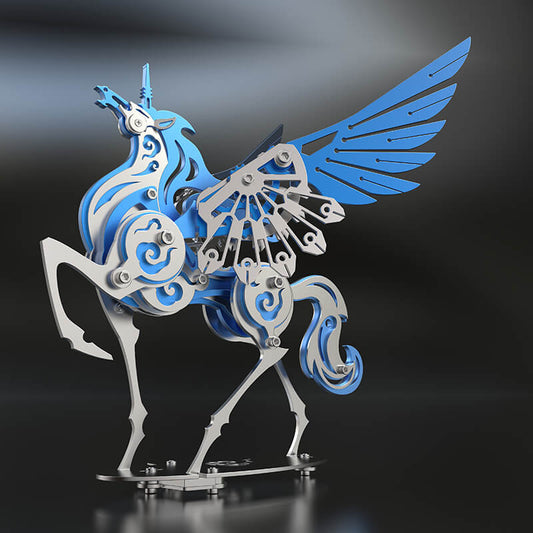 Unicorn 3D Metal Model Puzzle Colorful Kit Mythical Creature - 3D Metal Puzzle Kit | Karpenter Shop