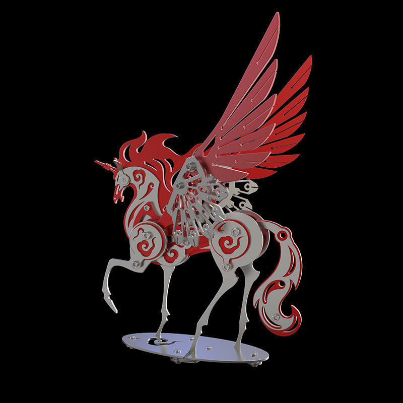 Unicorn 3D Metal Model Puzzle Colorful Kit Mythical Creature - 3D Metal Puzzle Kit | Karpenter Shop