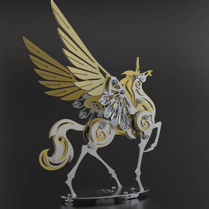 Unicorn 3D Metal Model Puzzle Colorful Kit Mythical Creature - 3D Metal Puzzle Kit | Karpenter Shop