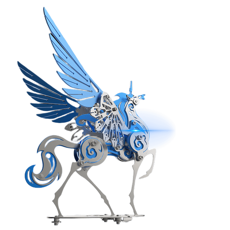Unicorn 3D Metal Model Puzzle Colorful Kit Mythical Creature - 3D Metal Puzzle Kit | Karpenter Shop