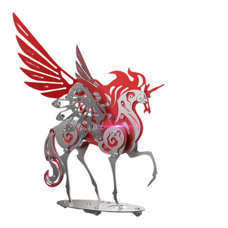 Unicorn 3D Metal Model Puzzle Colorful Kit Mythical Creature - 3D Metal Puzzle Kit | Karpenter Shop