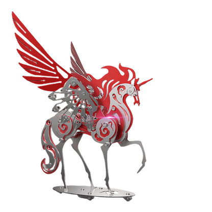 Unicorn 3D Metal Model Puzzle Colorful Kit Mythical Creature - 3D Metal Puzzle Kit | Karpenter Shop