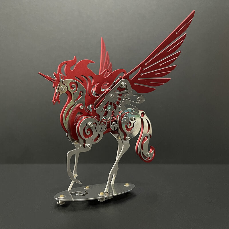 Unicorn 3D Metal Model Puzzle Colorful Kit Mythical Creature - 3D Metal Puzzle Kit | Karpenter Shop