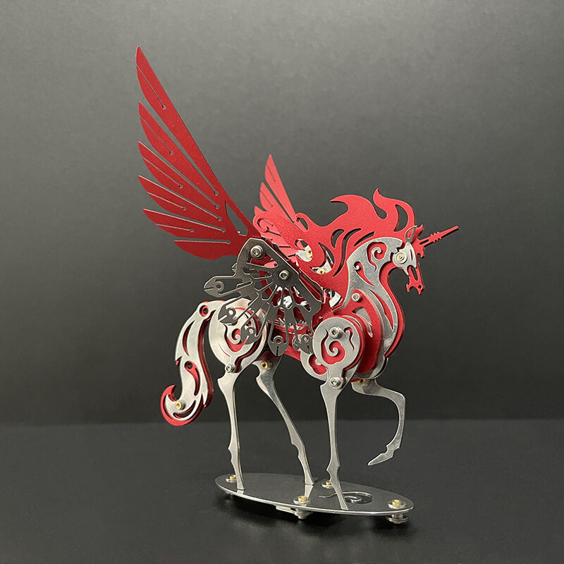 Unicorn 3D Metal Model Puzzle Colorful Kit Mythical Creature - 3D Metal Puzzle Kit | Karpenter Shop