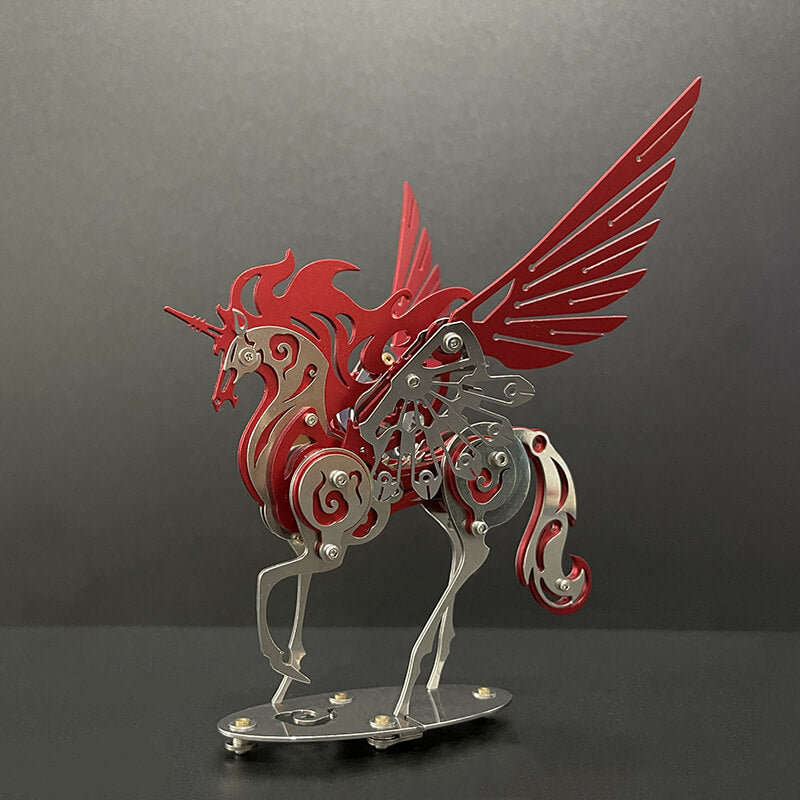 Unicorn 3D Metal Model Puzzle Colorful Kit Mythical Creature - 3D Metal Puzzle Kit | Karpenter Shop
