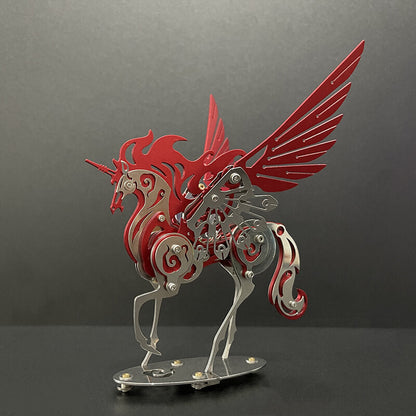 Unicorn 3D Metal Model Puzzle Colorful Kit Mythical Creature - 3D Metal Puzzle Kit | Karpenter Shop
