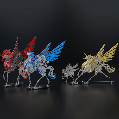 Unicorn 3D Metal Model Puzzle Colorful Kit Mythical Creature - 3D Metal Puzzle Kit | Karpenter Shop