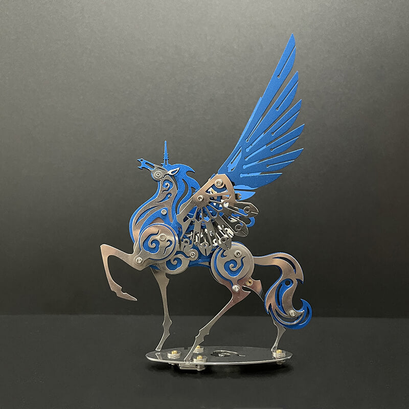 Unicorn 3D Metal Model Puzzle Colorful Kit Mythical Creature - 3D Metal Puzzle Kit | Karpenter Shop