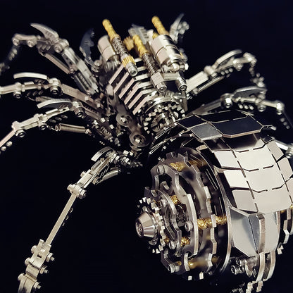 Steel Beast Spider King 3D Metal Puzzle – Mechanical Insect Model - 3D Metal Puzzle Kit | Karpenter Shop