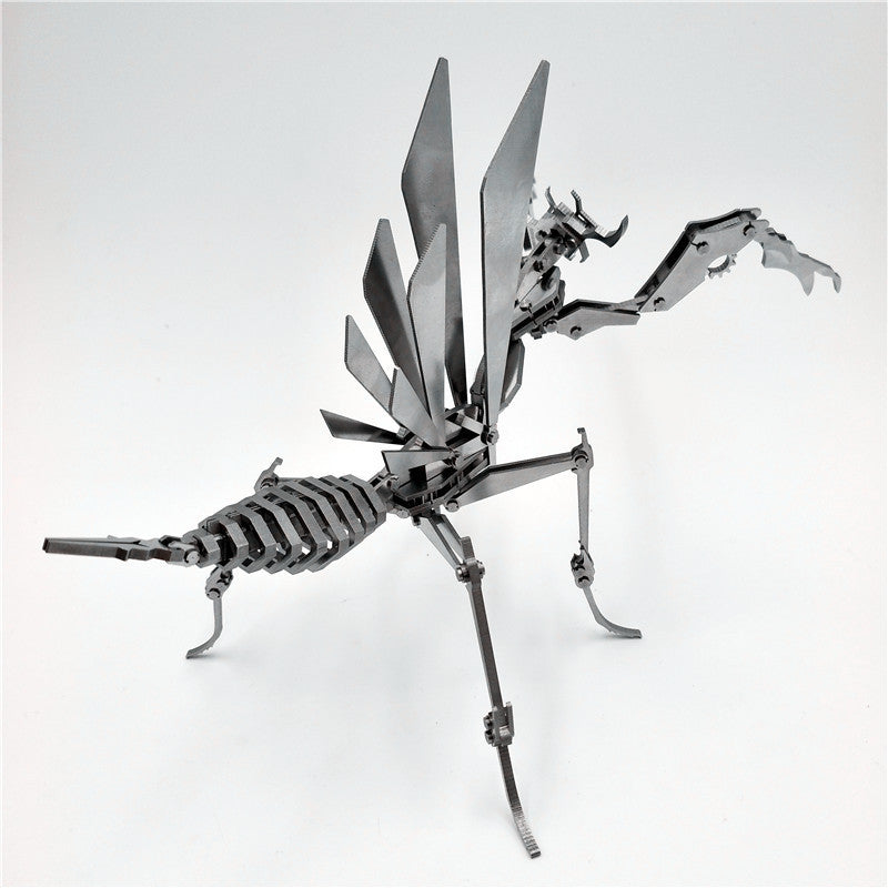 3D Metal Mantis Mechanical Puzzle Model Kit - 3D Metal Puzzle Kit | Karpenter Shop