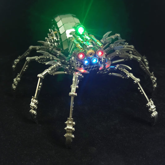 Steel Beast Spider King 3D Metal Puzzle – Mechanical Insect Model - 3D Metal Puzzle Kit | Karpenter Shop