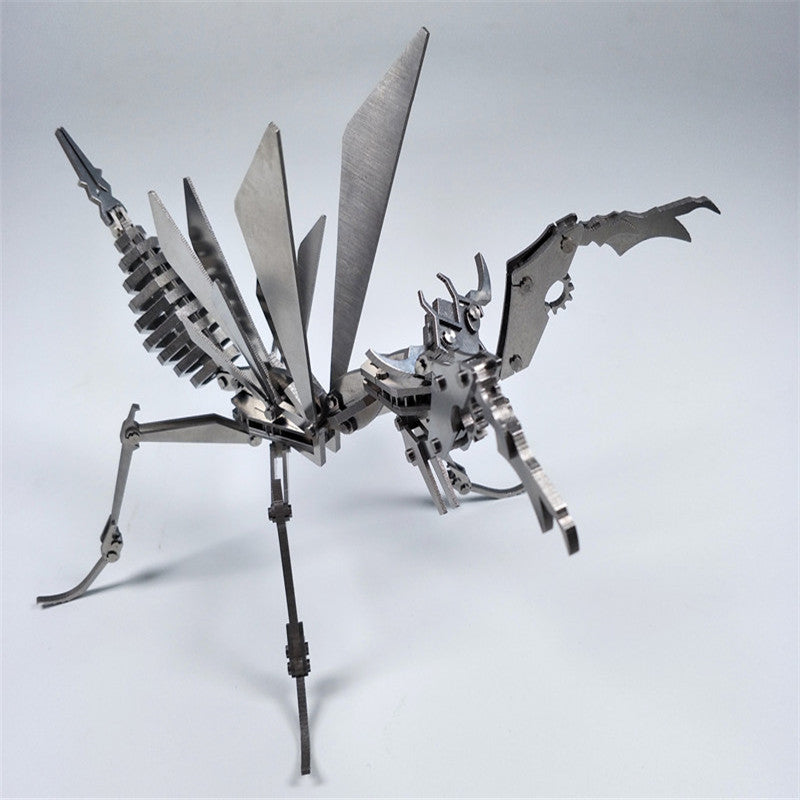 3D Metal Mantis Mechanical Puzzle Model Kit - 3D Metal Puzzle Kit | Karpenter Shop