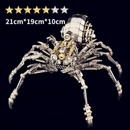 Steel Beast Spider King 3D Metal Puzzle – Mechanical Insect Model - 3D Metal Puzzle Kit | Karpenter Shop