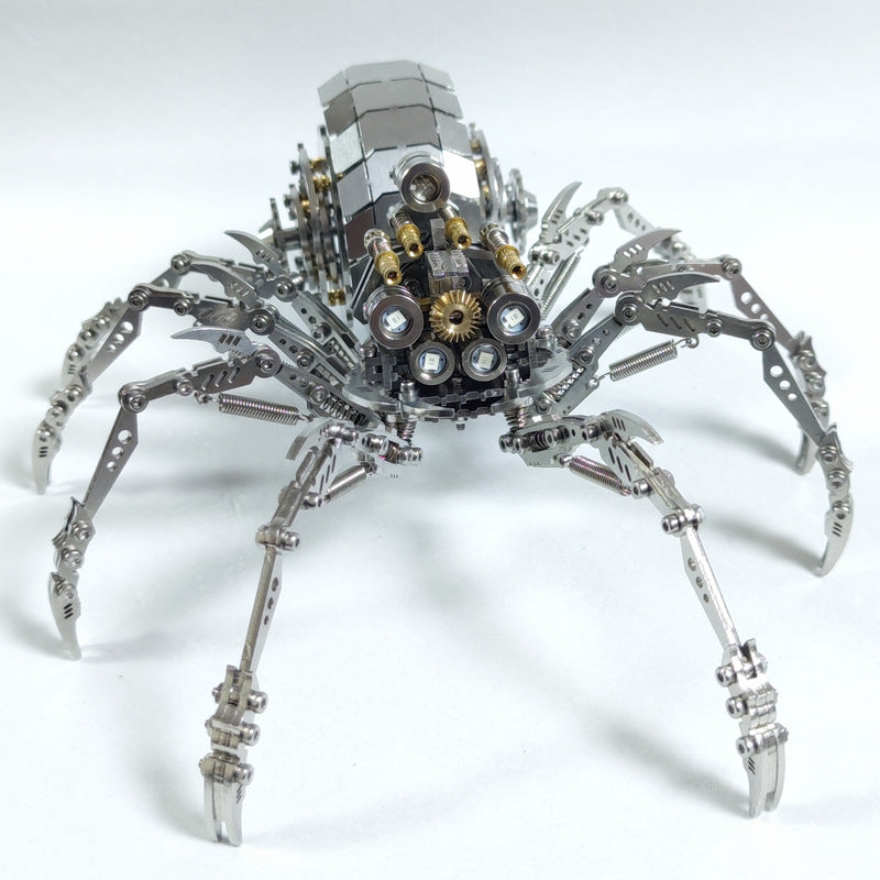 Steel Beast Spider King 3D Metal Puzzle – Mechanical Insect Model - 3D Metal Puzzle Kit | Karpenter Shop