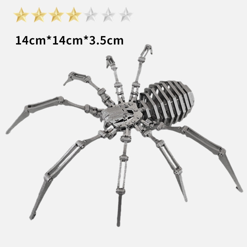 3D Metal Spider Mechanical Puzzle Model Kit - 3D Metal Puzzle Kit | Karpenter Shop