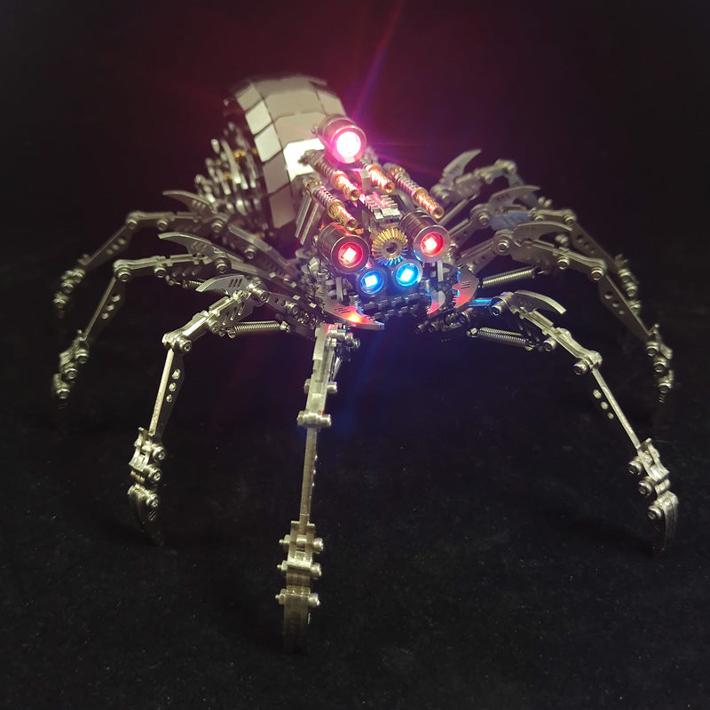 Steel Beast Spider King 3D Metal Puzzle – Mechanical Insect Model - 3D Metal Puzzle Kit | Karpenter Shop
