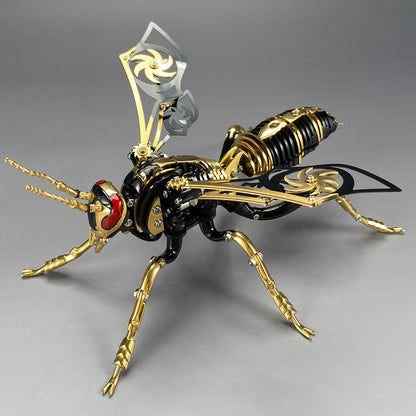 3D Mechanical Wasp Stainless Steel Assembly Kit - 3D Metal Puzzle Kit | Karpenter Shop