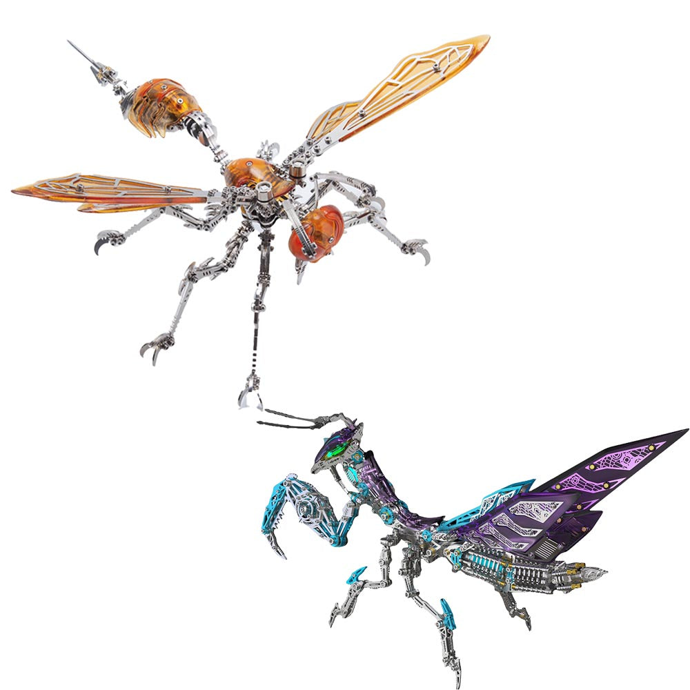 Mechanical Punk Mantis 3D Metal Model Kits DIY 1000+PCS - 3D Metal Puzzle Kit | Karpenter Shop