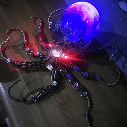 2400PCS+ Steampunk Mechanical Octopus Metal DIY 3D Model Kit - 3D Metal Puzzle Kit | Karpenter Shop