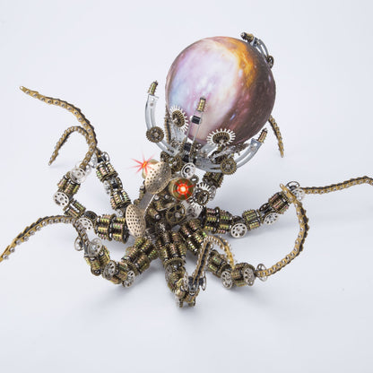 2400PCS+ Steampunk Mechanical Octopus Metal DIY 3D Model Kit - 3D Metal Puzzle Kit | Karpenter Shop