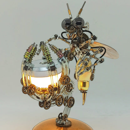 Steampunk Wasp 3D Multiple Scene Model Kit Puzzle with Base - 3D Metal Puzzle Kit | Karpenter Shop