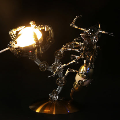 Steampunk Wasp 3D Multiple Scene Model Kit Puzzle with Base - 3D Metal Puzzle Kit | Karpenter Shop