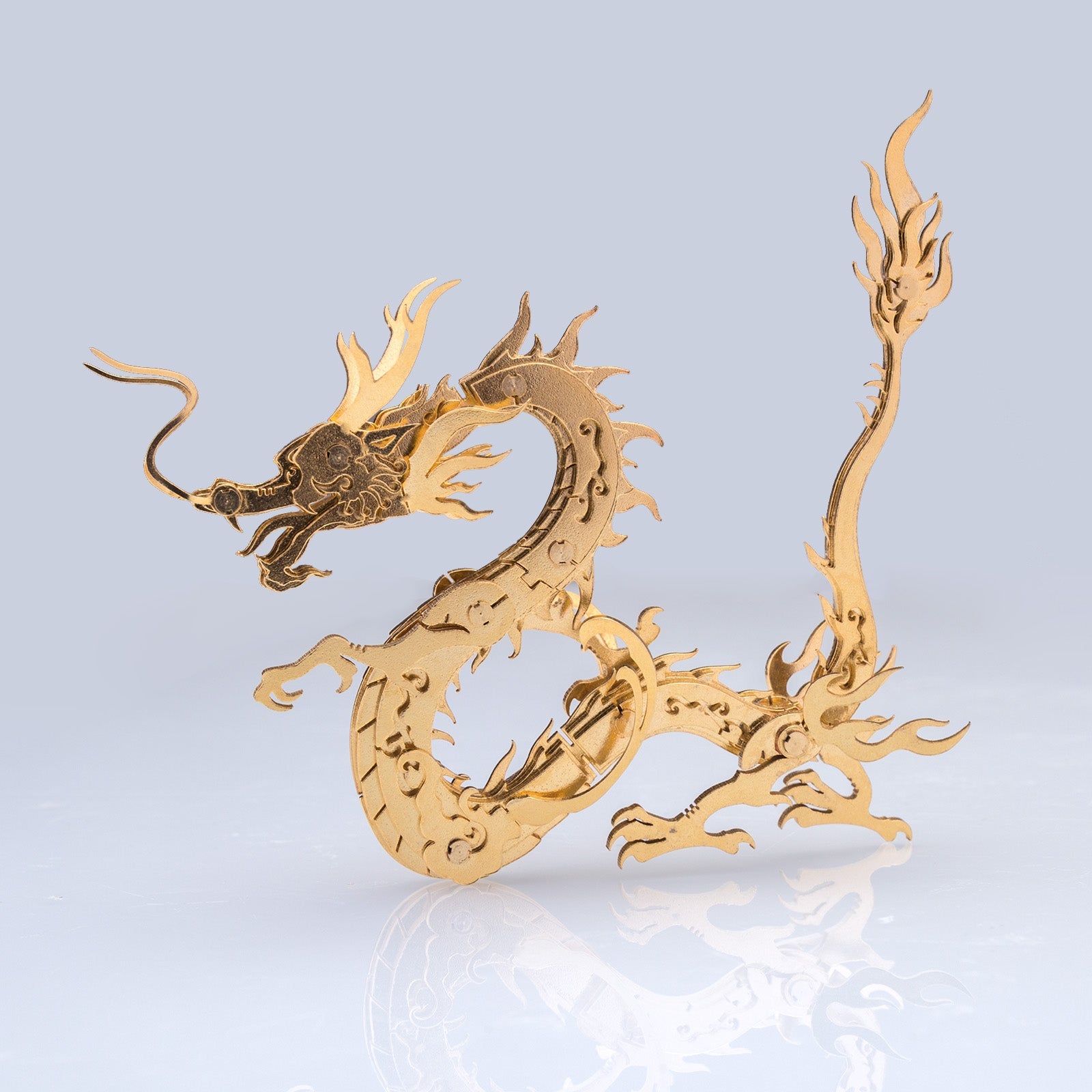 100PCS+ Chinese Dragon 3D Metal Puzzle DIY Assembly Kit - 3D Metal Puzzle Kit | Karpenter Shop