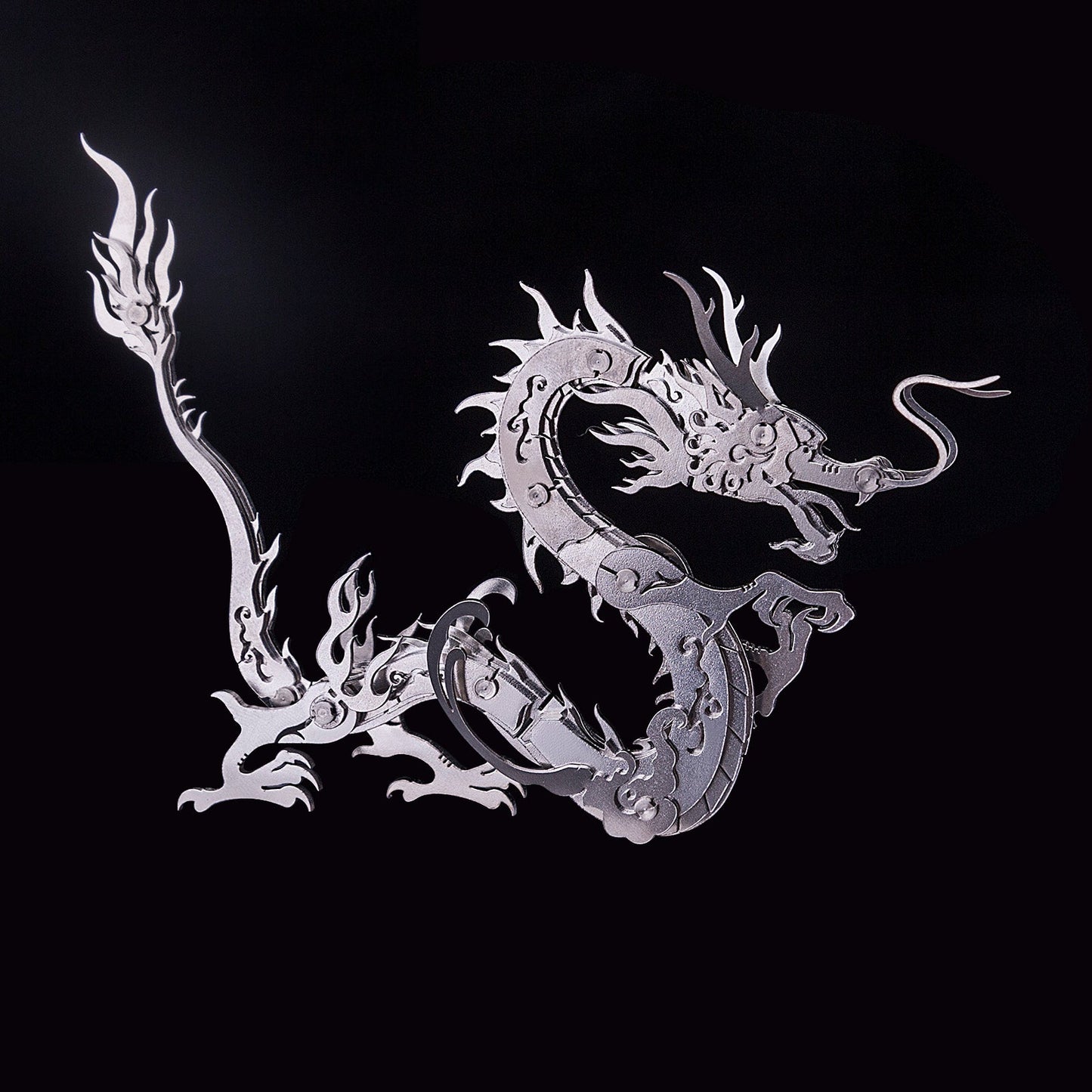 100PCS+ Chinese Dragon 3D Metal Puzzle DIY Assembly Kit - 3D Metal Puzzle Kit | Karpenter Shop