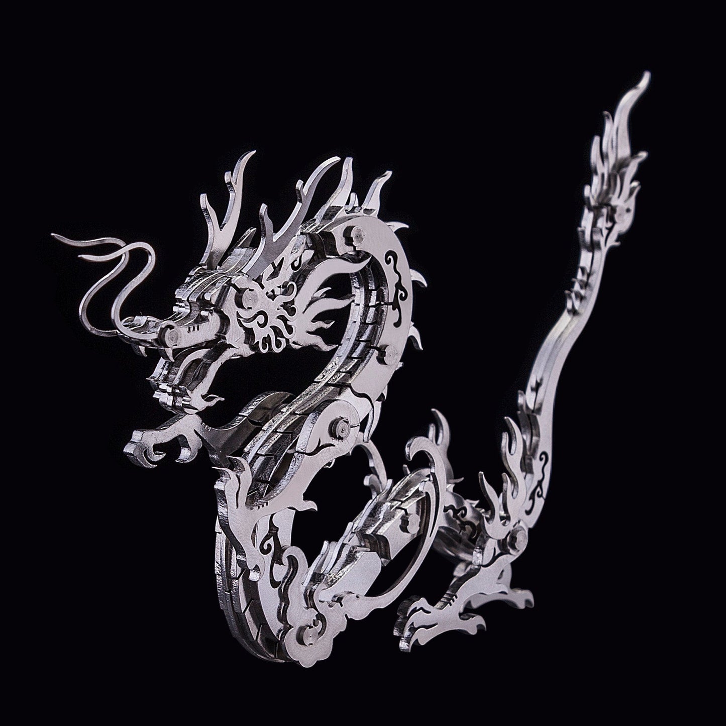 100PCS+ Chinese Dragon 3D Metal Puzzle DIY Assembly Kit - 3D Metal Puzzle Kit | Karpenter Shop