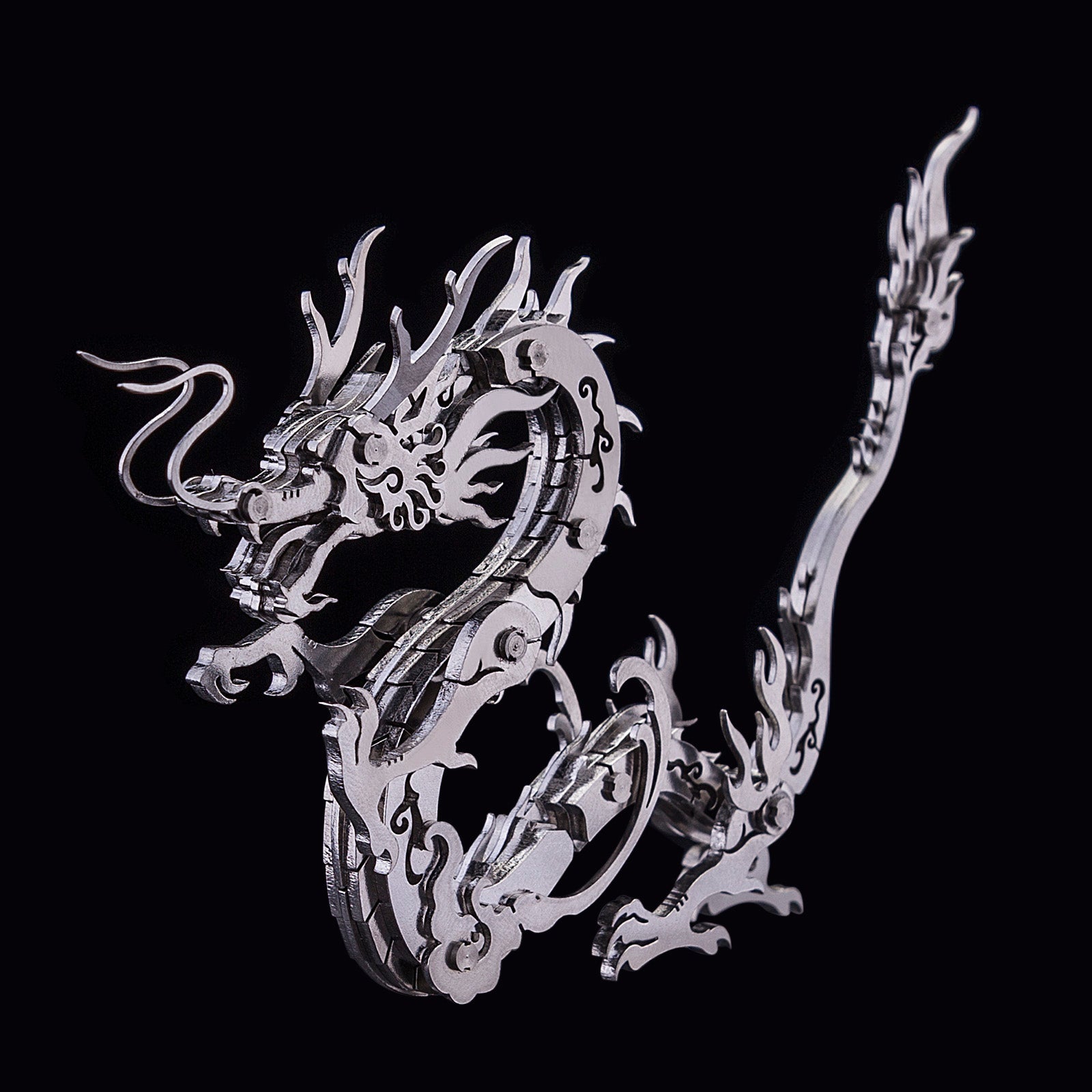 100PCS+ Chinese Dragon 3D Metal Puzzle DIY Assembly Kit - 3D Metal Puzzle Kit | Karpenter Shop