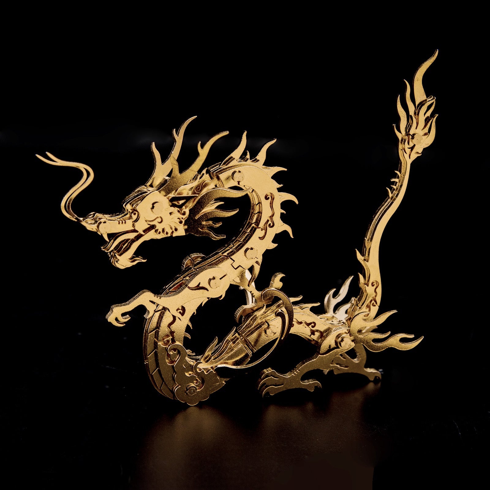 100PCS+ Chinese Dragon 3D Metal Puzzle DIY Assembly Kit - 3D Metal Puzzle Kit | Karpenter Shop